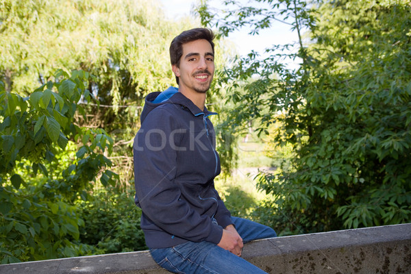 casual young man Stock photo © zittto