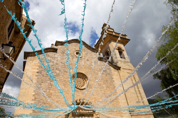 church of valldemossa Stock photo © zittto