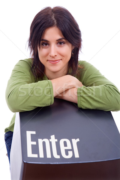 Stock photo: enter key