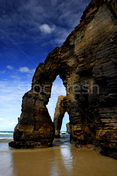 Galicia Spania natural reper coastă cer Imagine de stoc © zittto