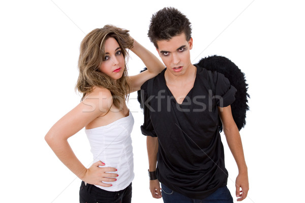 teen couple Stock photo © zittto