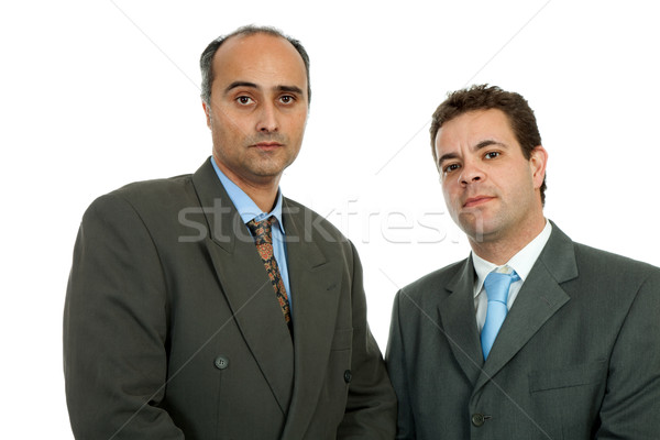 ビジネス男性 2 肖像 孤立した 白 ビジネス ストックフォト © zittto