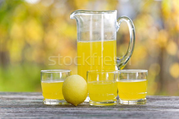 lemon juice Stock photo © zittto