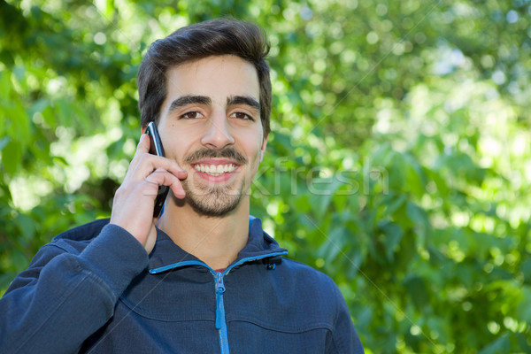 man on the phone Stock photo © zittto