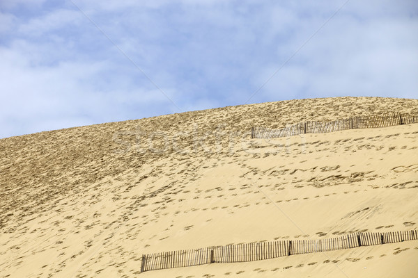 Célèbre dune dune de sable Europe plage ciel [[stock_photo]] © zittto