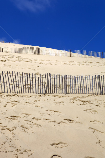 Foto stock: Famoso · duna · europa · praia · céu