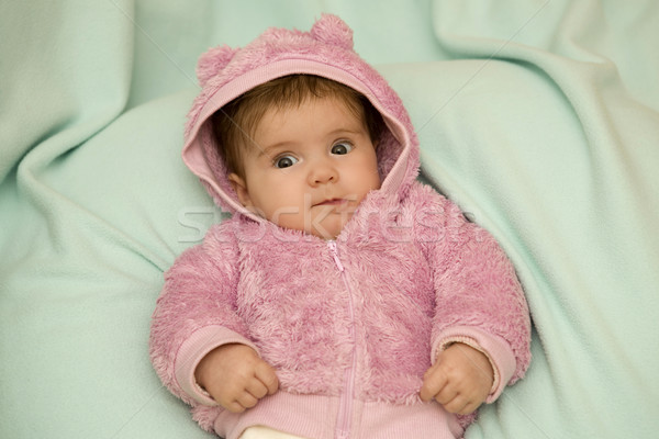 Młodych baby portret studio zdjęcie dziewczyna Zdjęcia stock © zittto