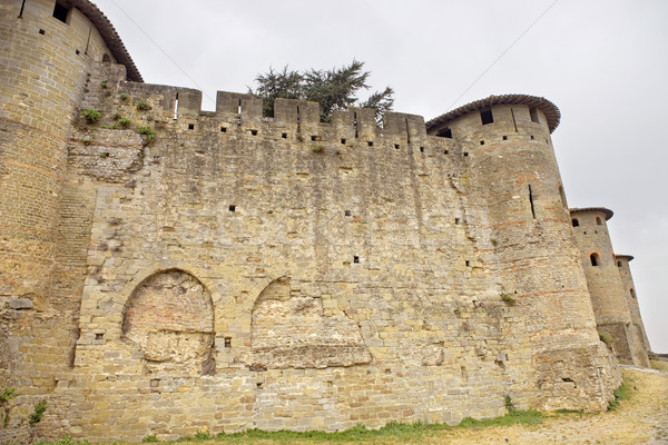 Zdjęcia stock: Starożytnych · fortyfikacja · południowy · Francja · budynku · bezpieczeństwa