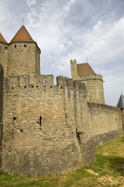Anciens fortification sud France bâtiment sécurité Photo stock © zittto