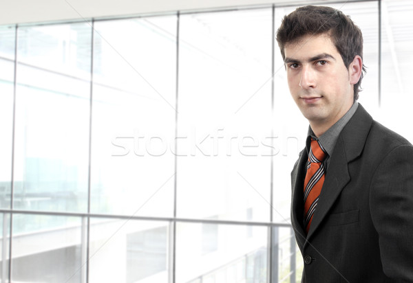 Portrait jeunes homme d'affaires bureau affaires heureux [[stock_photo]] © zittto