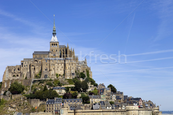 mont saint michel Stock photo © zittto