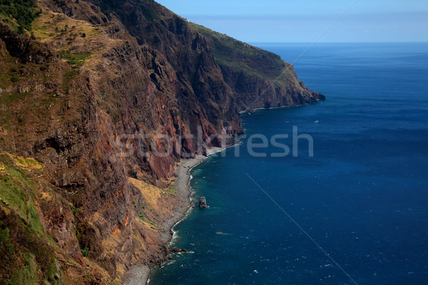 Stok fotoğraf: Sahil · madeira · ada · Portekiz