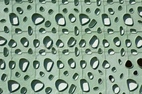 Abstract moderno verde costruzione muro dettaglio Foto d'archivio © zittto