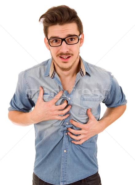 chest pain Stock photo © zittto
