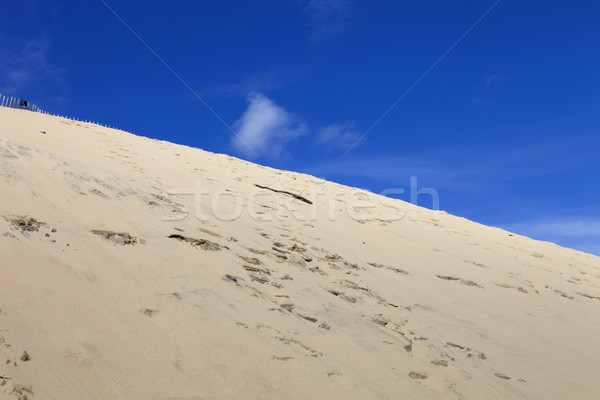 [[stock_photo]]: France · août · personnes · célèbre · dune · dune · de · sable