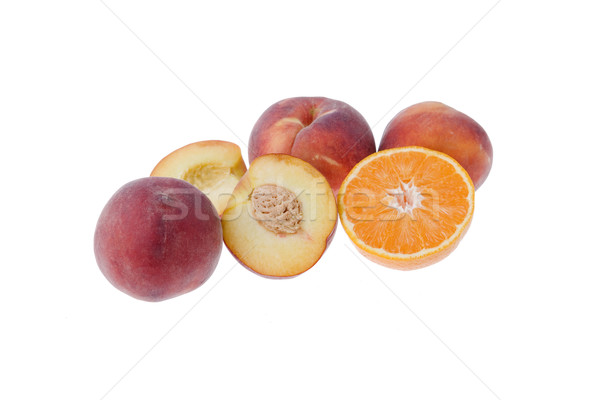 Stock photo: fruits isolates