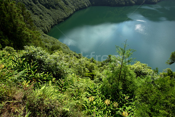 Stock photo: azores lake