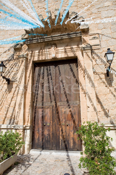 church of valldemossa Stock photo © zittto