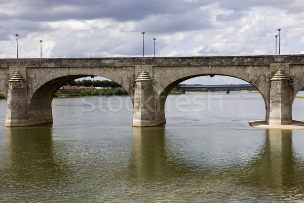 saumur bridge Stock photo © zittto