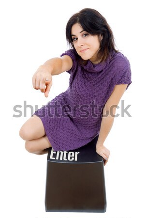 Stock photo: enter key