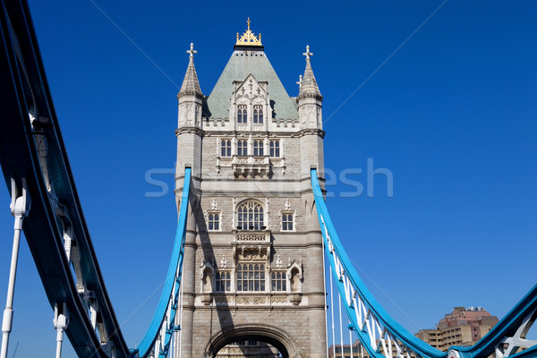 Tower Bridge détail Londres Angleterre bâtiment ville [[stock_photo]] © zittto
