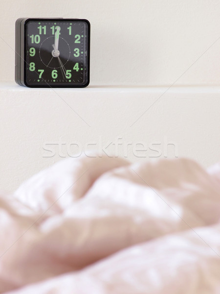 будильник спальня время кровать тревогу утра Сток-фото © zkruger