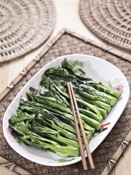 stir fried chinese broccoli Stock photo © zkruger