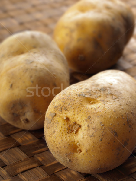 Foto stock: Batatas · comida · vegetal · dieta · macro