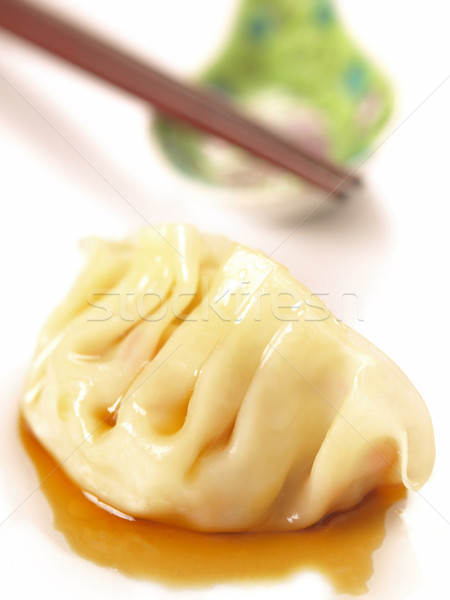 asian steamed dumplings Stock photo © zkruger
