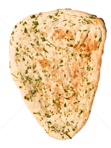 indian garlic and parsley naan bread Stock photo © zkruger