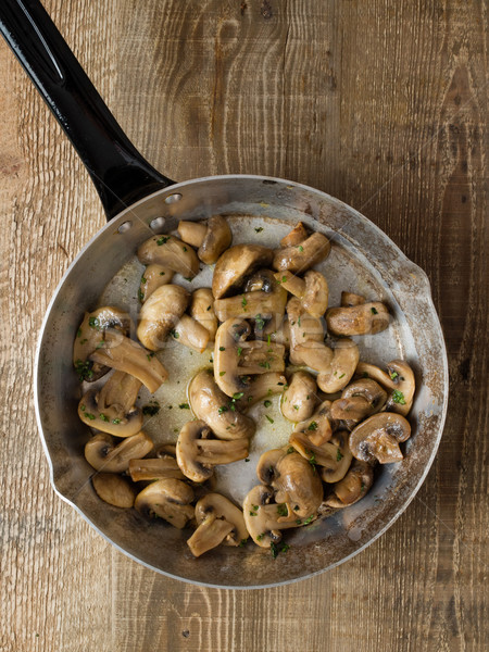 rustic sauteed mushrooms Stock photo © zkruger