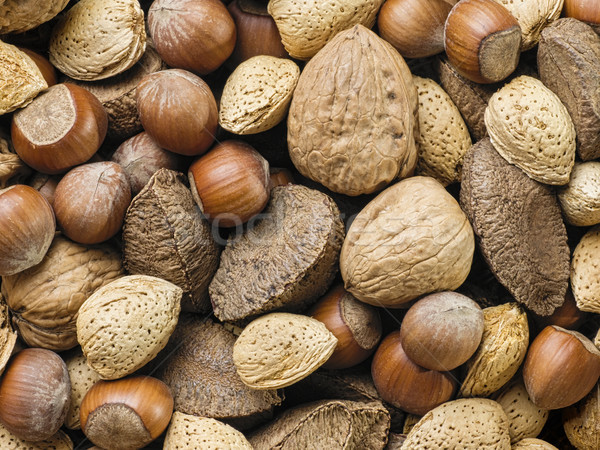 assorted mixed nuts food background Stock photo © zkruger