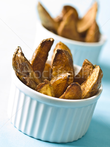 Krumpli közelkép étel ujj diéta makró Stock fotó © zkruger
