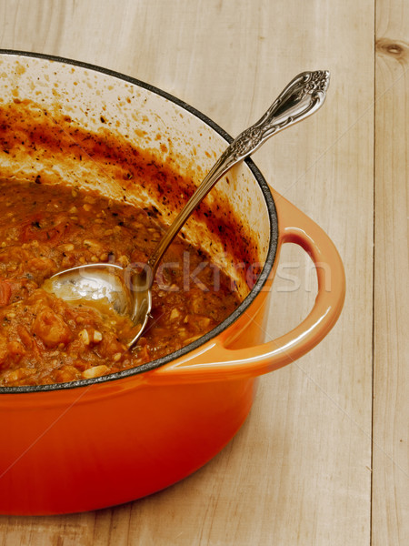 homemade tomato sauce Stock photo © zkruger