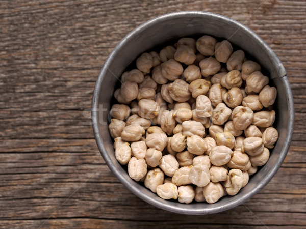 rustic dried chickpea garbanzo bean Stock photo © zkruger