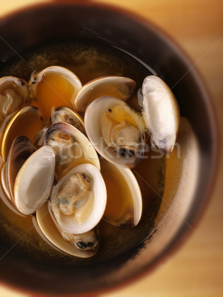 clams broth Stock photo © zkruger