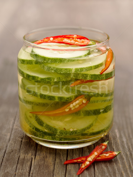 asian cucumber pickle Stock photo © zkruger