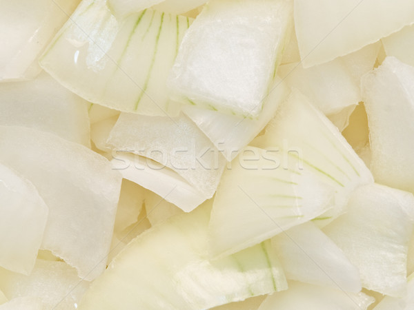 diced cut onion food background Stock photo © zkruger