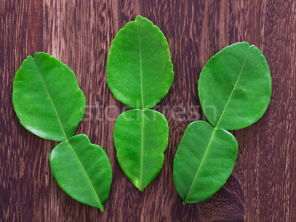 kaffir lime leaves Stock photo © zkruger