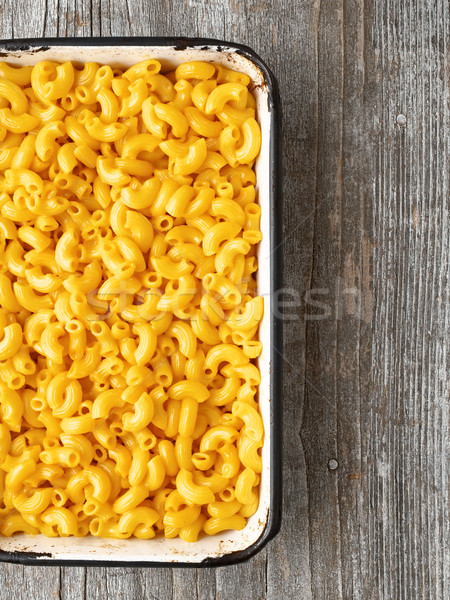 Mac formaggio rustico maccheroni pasta Foto d'archivio © zkruger