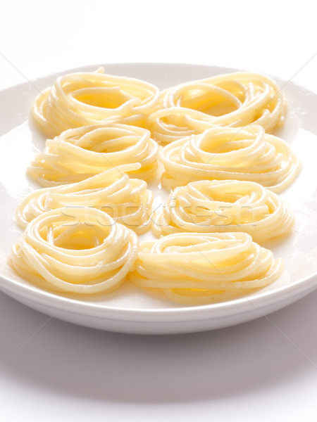 Spaghetti plaat kleur Italiaans Stockfoto © zkruger