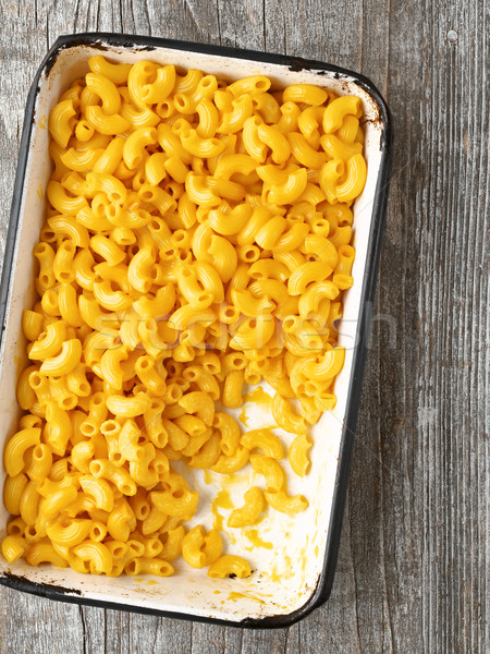 Mac kaas rustiek macaroni pasta Stockfoto © zkruger