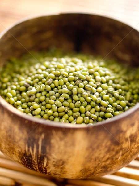 Stock photo: green mung beans