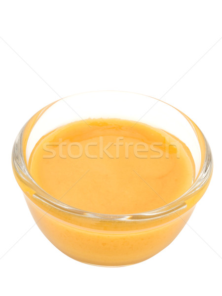 Mosterd slasaus geïsoleerd kleur salade Stockfoto © zkruger