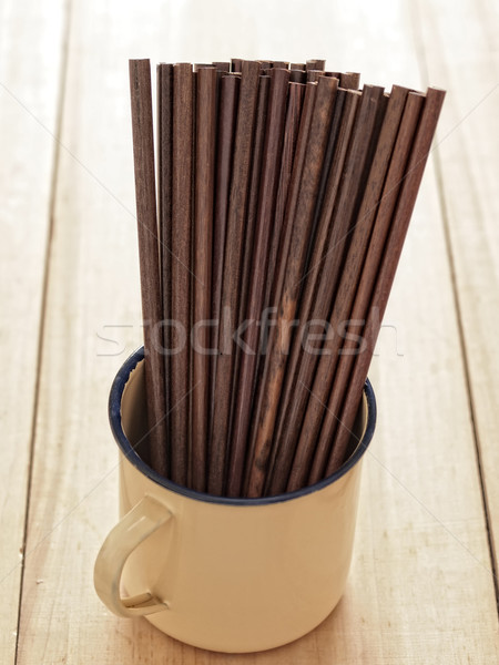 wooden chopsticks Stock photo © zkruger