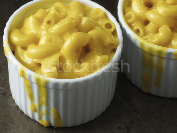 Rustiek amerikaanse Engels macaroni kaas Stockfoto © zkruger
