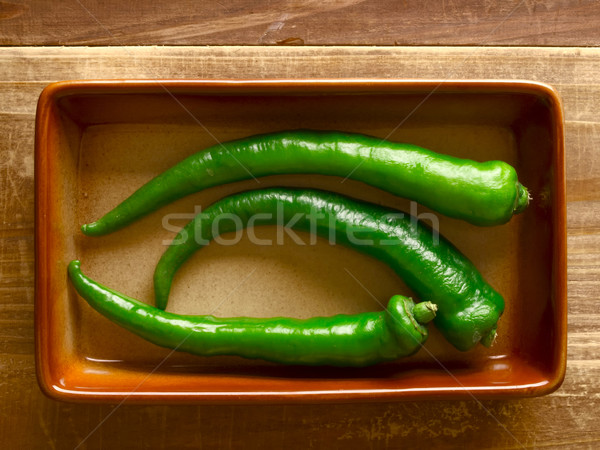 green chilies Stock photo © zkruger