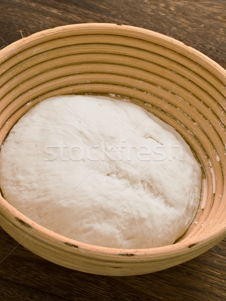 bread dough in proofing basket Stock photo © zkruger