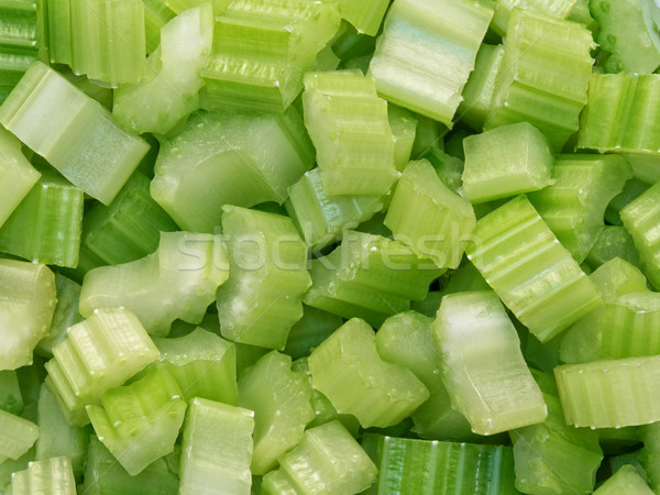 diced cut celery food background Stock photo © zkruger