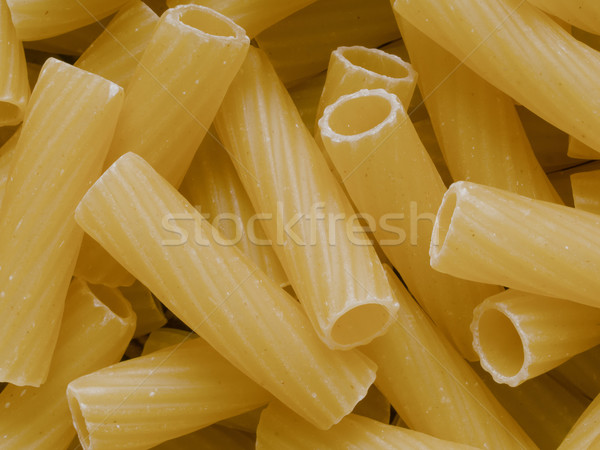 uncooked maccheroni pasta tubes food texture background Stock photo © zkruger